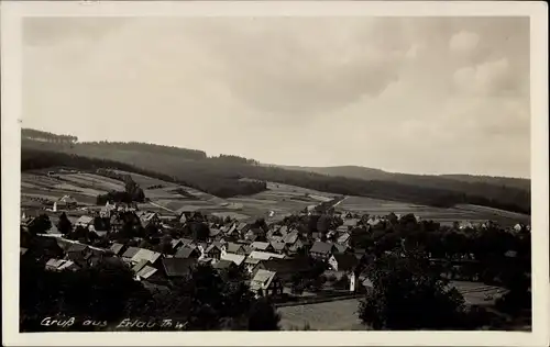 Foto Ak Erlau Schleusingen in Thüringen, Gesamtansicht