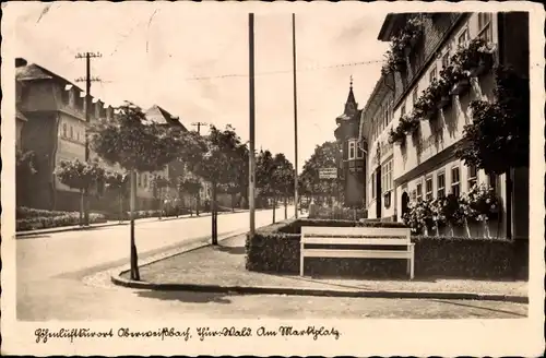 Ak Oberweißbach in Thüringen, Am Marktplatz