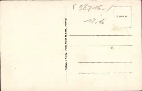 Ak Geraberg in Thüringen, Panorama