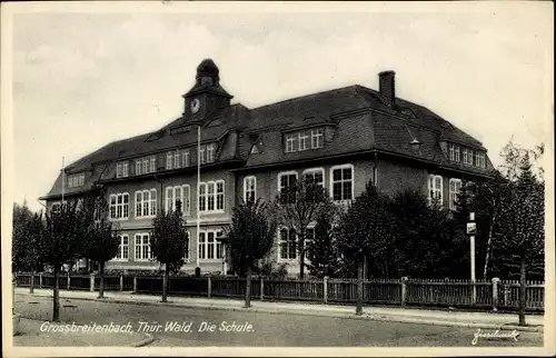 Ak Großbreitenbach in Thüringen, Schule