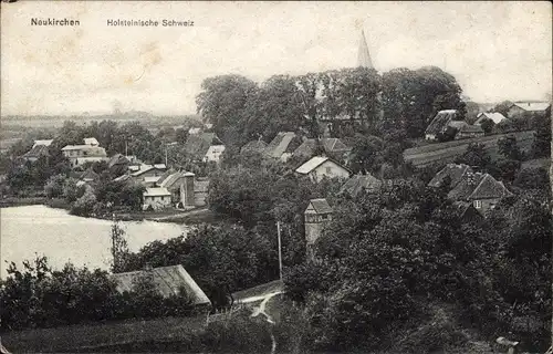 Ak Neukirchen Malente in Ostholstein, Stadtpanorama