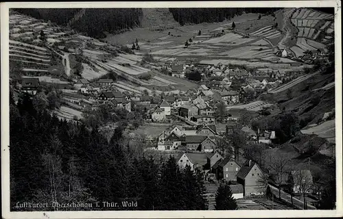 Ak Oberschönau Steinbach Hallenberg im Thüringer Wald, Gesamtansicht