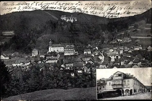 Ak Leutenberg in Thüringen, Haus Kacholdt, Gesamtansicht