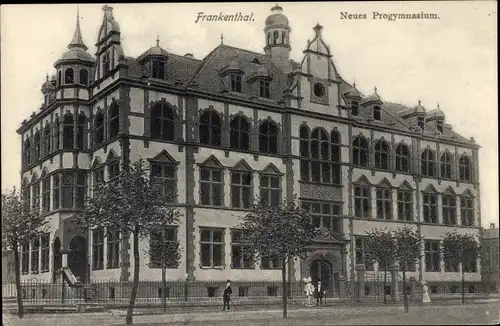 Ak Frankenthal in der Pfalz, Neues Progymnasium