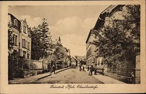 Ak Grünstadt in der Pfalz, Obersülzerstraße