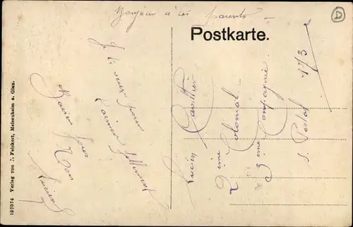 Ak Meisenheim am Glan Pfalz, Blick vom Bahnhof