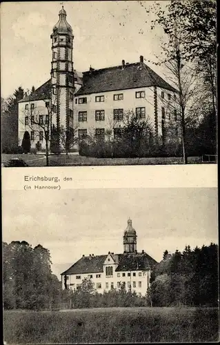 Ak Erichsburg Dassel im Solling, Blick auf die Burg