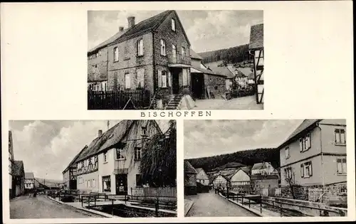 Ak Bischoffen in Hessen, Straßenpartie, Handlung