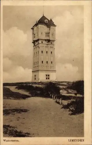 Ak IJmuiden Ymuiden Velsen Nordholland, Watertoren