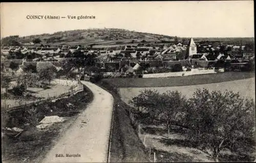 Ak Coincy Aisne, Vue generale