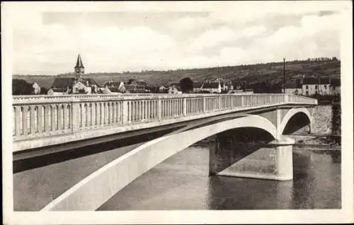 Ak Chézy sur Marne Aisne, Le Pont d'Azy