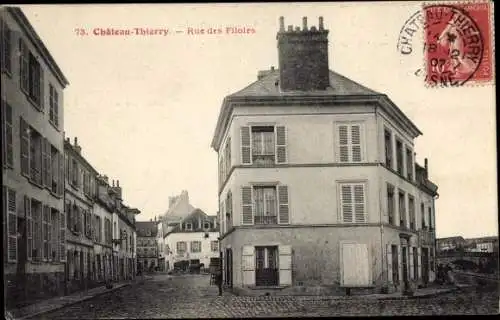 Ak Château Thierry Aisne, Rue des Filoirs