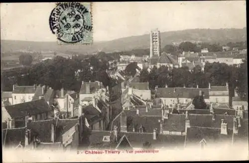 Ak Château Thierry Aisne, Vue panoramique