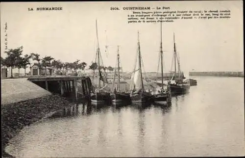 Ak Ouistreham Calvados, Le Port