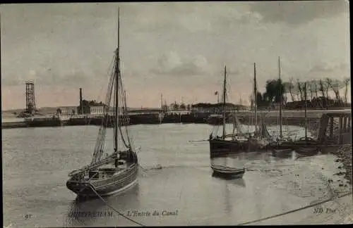 Ak Ouistreham Calvados, L'Entree du Canal