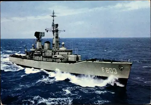 Ak Niederländisches Kriegsschiff, Hr. Ms. Van Galen, F 803, Fregatte