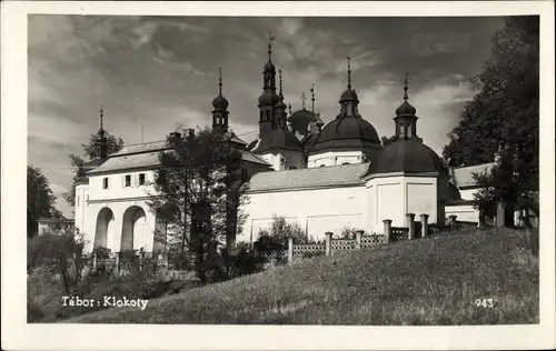 Ak Tábor Südböhmen, Klokoty, Kloster, Wallfahrtskirche