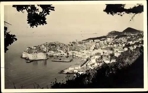Foto Ak Dubrovnik Kroatien, Gesamtansicht