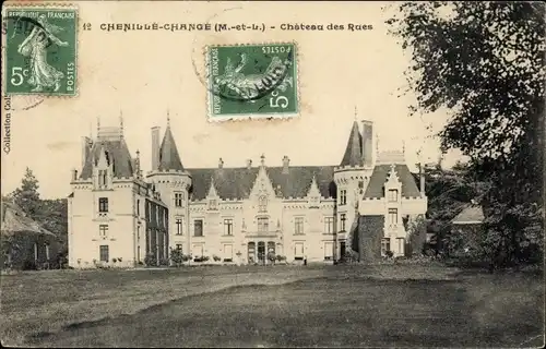 Ak Chenillé Changé Maine et Loire, Chateau des Rues