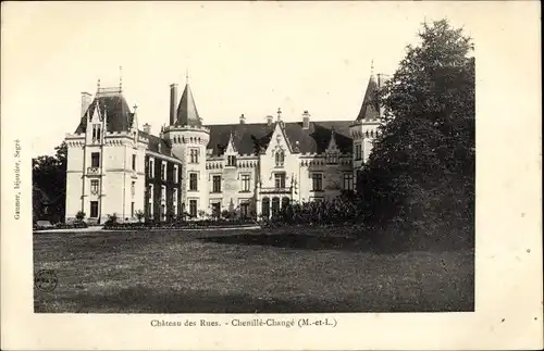 Ak Chenillé Changé Maine et Loire, Chateau des Rues