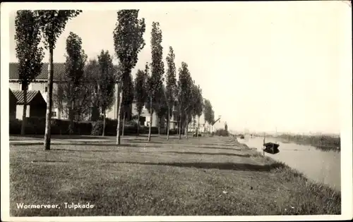 Ak Wormerveer Nordholland Niederlande, Tulpkade