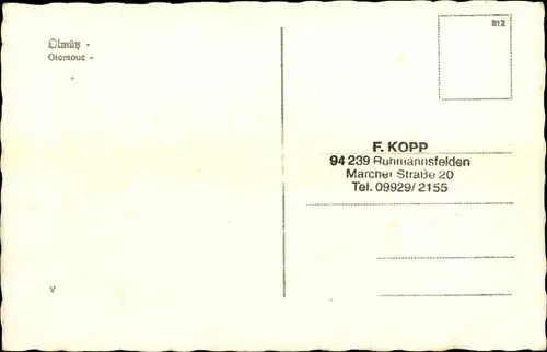 Ak Olomouc Olmütz Stadt, Ortsansichten, Platz, Kirche