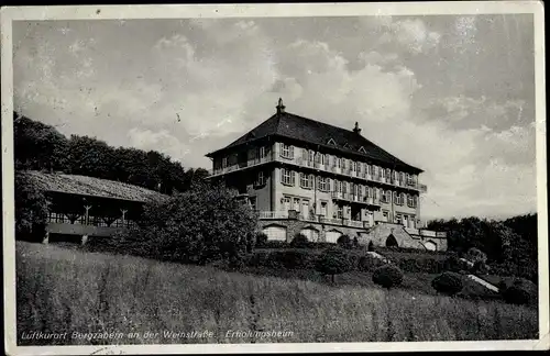 Ak Bad Bergzabern Rheinland Pfalz, Erholungsheim