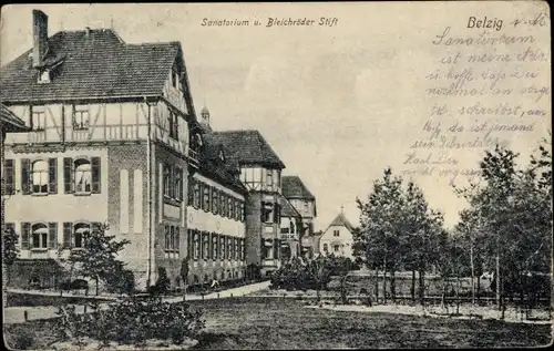 Ak Bad Belzig in Brandenburg, Sanatorium, Bleichröder Stift