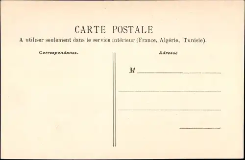 Ak Saint Saulge Nièvre, Legende de St. Saulge, Le Pompier