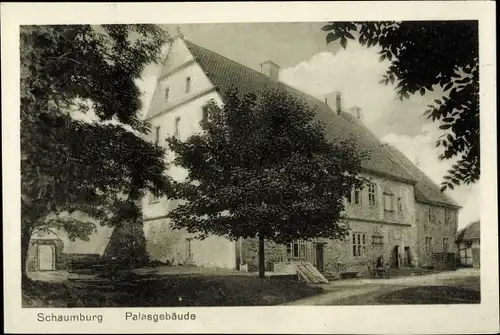 Ak Rinteln an der Weser, Schloss Schaumburg, Palastgebäude