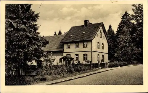 Ak Torfhaus Altenau Schulenberg Clausthal Zellerfeld im Oberharz, Försterei Torfhaus