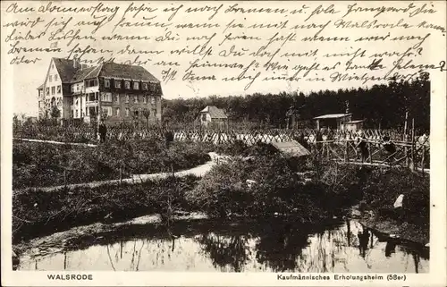 Ak Walsrode in der Lüneburger Heide, Kaufmännisches Erholungsheim