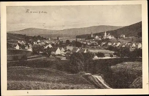 Ak Ramsen in der Pfalz, Blick auf den Ort