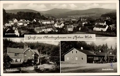 Ak Hertlingshausen im Pfälzer Wald Carlsberg, Naturfreundehaus, Landschulheim