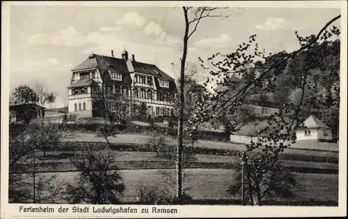 Ak Ramsen in der Pfalz, Ferienheim der Stadt Ludwigshafen