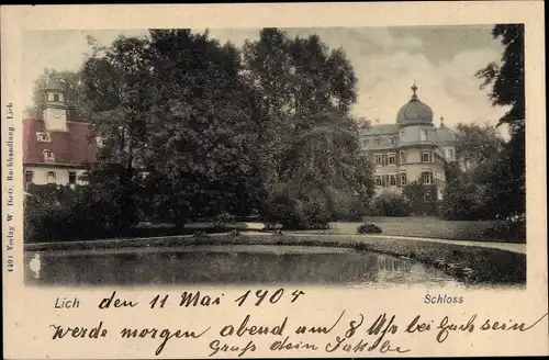 Ak Lich in Hessen, Schloss