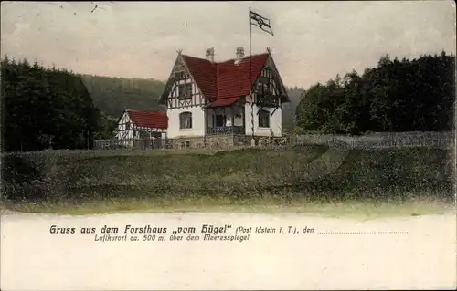 Ak Idstein im Taunus Hessen, Forsthaus vom Hügel