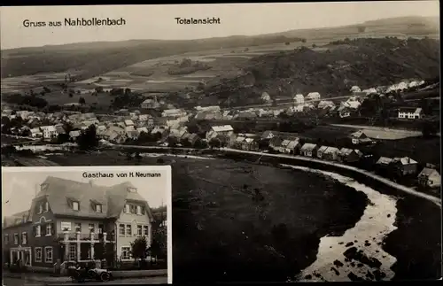 Ak Idar Oberstein an der Nahe, Totalansicht, Gasthaus