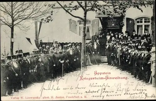 Ak Eppstein im Taunus, Kriegerheim-Einweihung