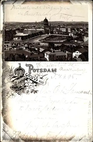 Litho Potsdam in Brandenburg, Blick auf den Ort