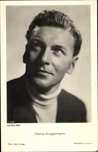 Ak Schauspieler Heinz Engelmann, Portrait