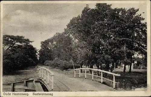 Ak Beetsterzwaag Friesland Niederlande, Oude Herrenweg