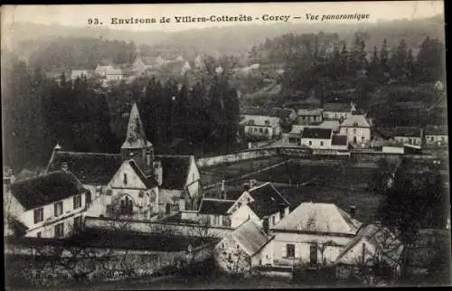 Ak Corcy Aisne, Vue panoramique