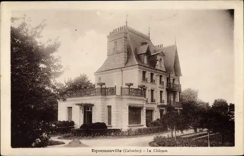 Ak Équemauville Calvados, Le Chateau