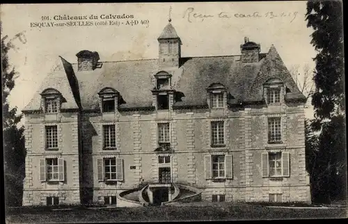 Ak Esquay sur Seulles Calvados, Le Chateau