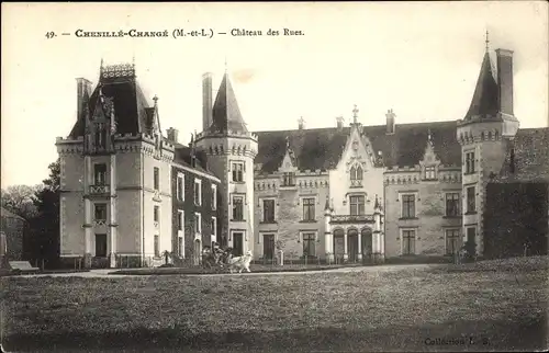 Ak Chenillé Changé Maine et Loire, Chateau des Rues