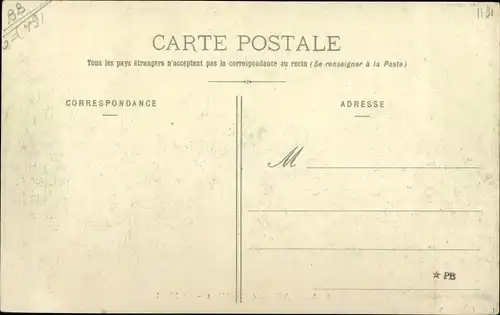Ak Baugé Maine et Loire, Le Mail