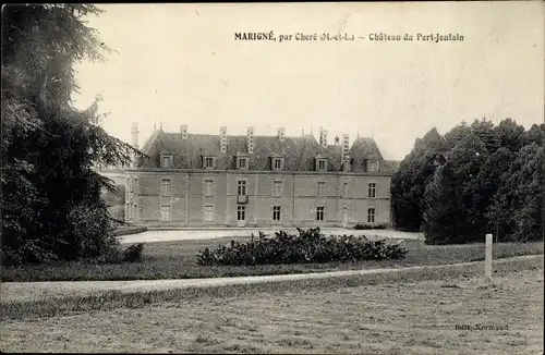 Ak Marigné Les Hauts d’Anjou Maine et Loire, Chateau du Port Joulain