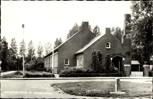 Ak Wieringerwerf Nordholland Niederlande, Pr. Marijkeschool