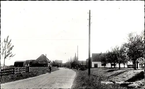 Ak Wognum Medemblik Nordholland Niederlande, Westeinderweg